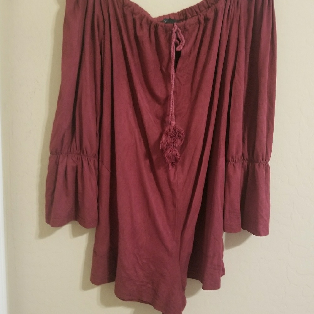 Maroon romper
